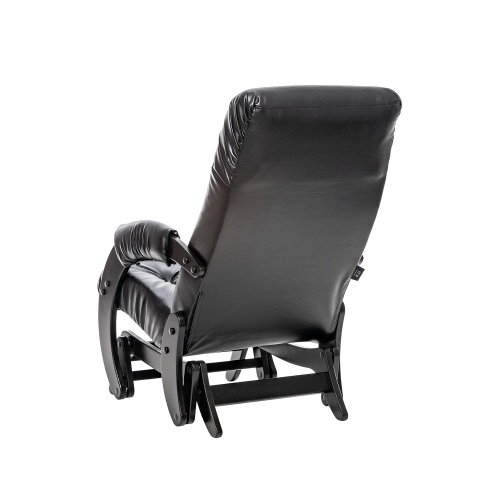Кресло-качалка Модель 68 (Leset Футура) Венге, к/з Vegas Lite Black фото 4