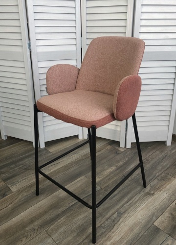Полубарный стул NYX (H=65cm) VF109 розовый / VF110 брусничный М-City фото 5