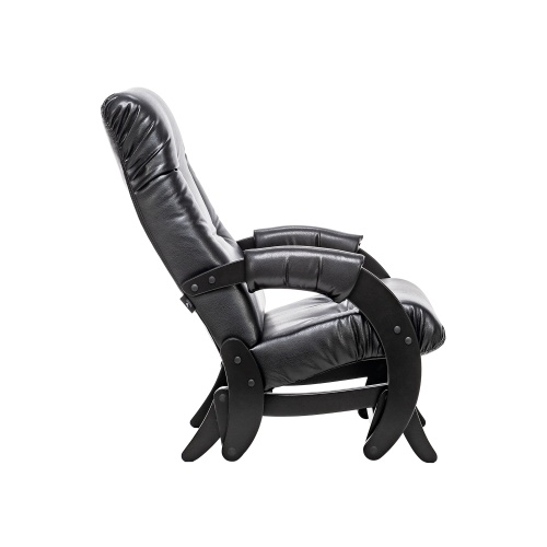 Кресло-качалка Модель 68 (Leset Футура) Венге, к/з Vegas Lite Black фото 3
