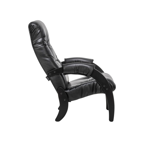 Кресло для отдыха Модель 61 Венге, к/з Vegas Lite Black фото 3